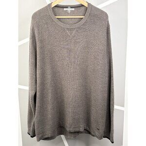 Smartwool Cheyenne Creek Crewneck Sweater Merino Wool Blend Taupe Men’s XXL